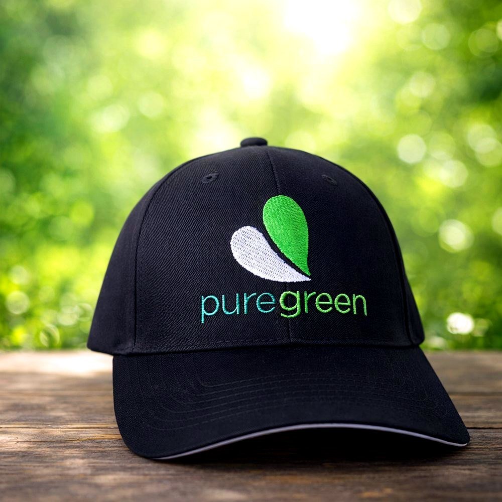 Embroidered cap for Puregreen