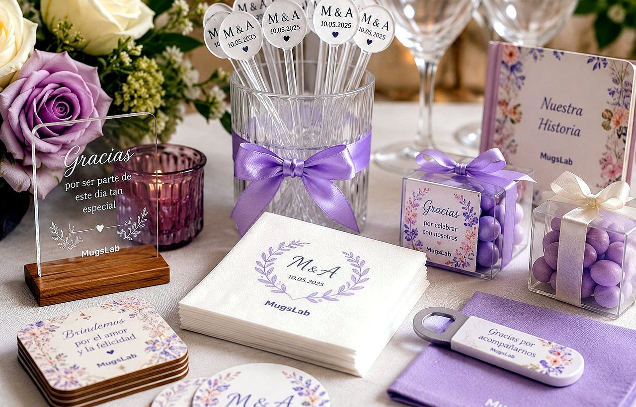 Personalized wedding favors and event keepsakes
